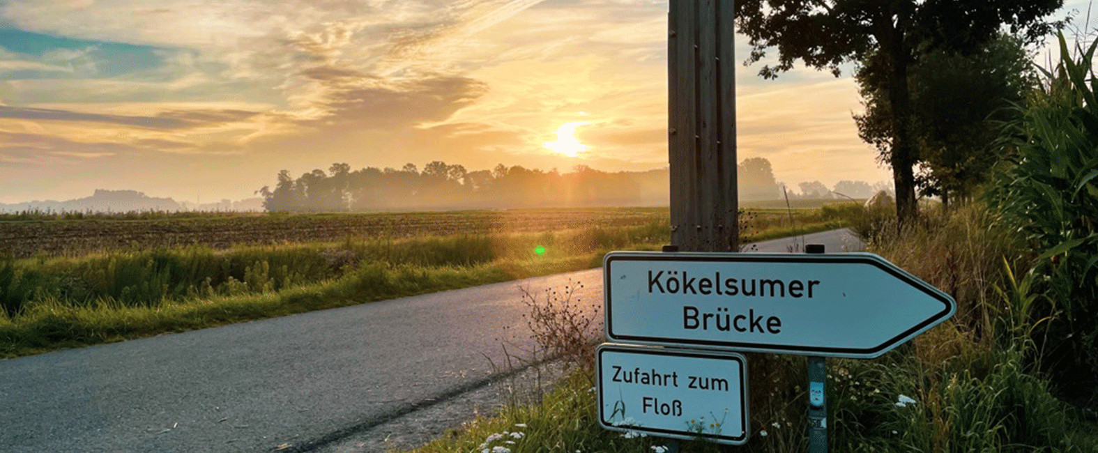 Zufahrt Kökelsumer Brücke; Foto: Anne Klingenstein Zufahrt Kökelsumer Brücke; Foto: Anne Klingenstein